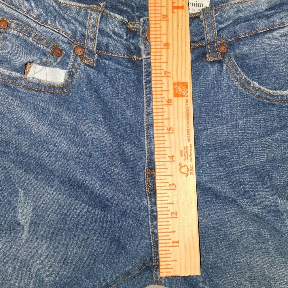 SALE!!! Tobi Denim Blue Denim Great Condition Distressed/Destroyed Jeans Sz. 26 - Picture 10 of 12